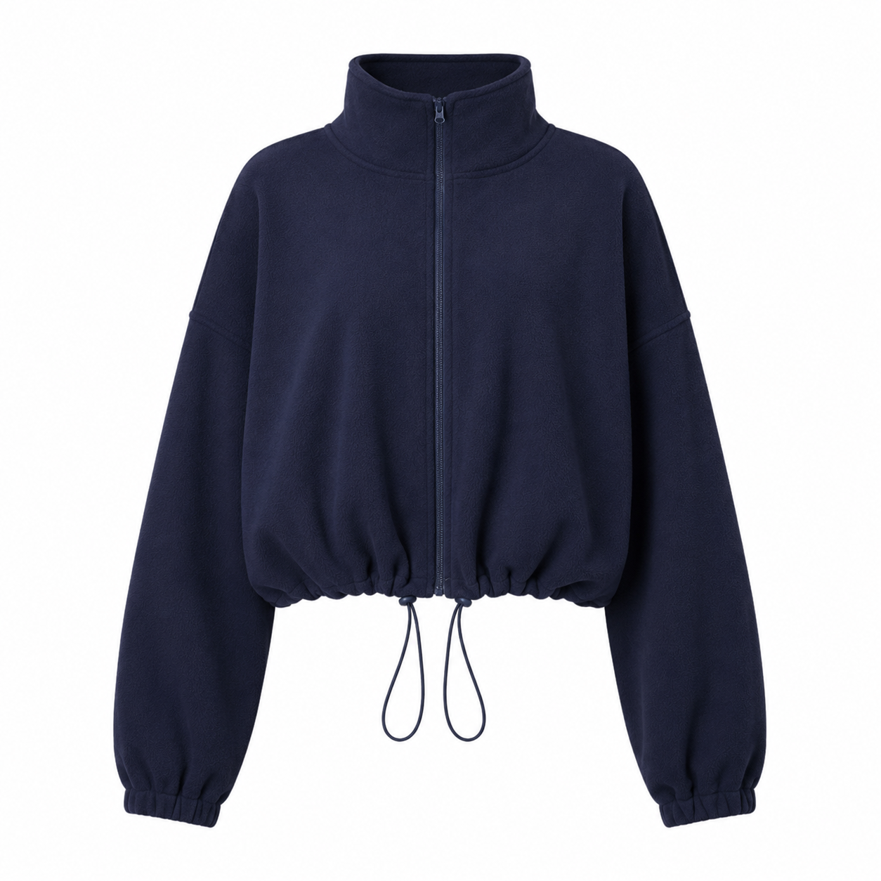 Cropped Fleece Jacket