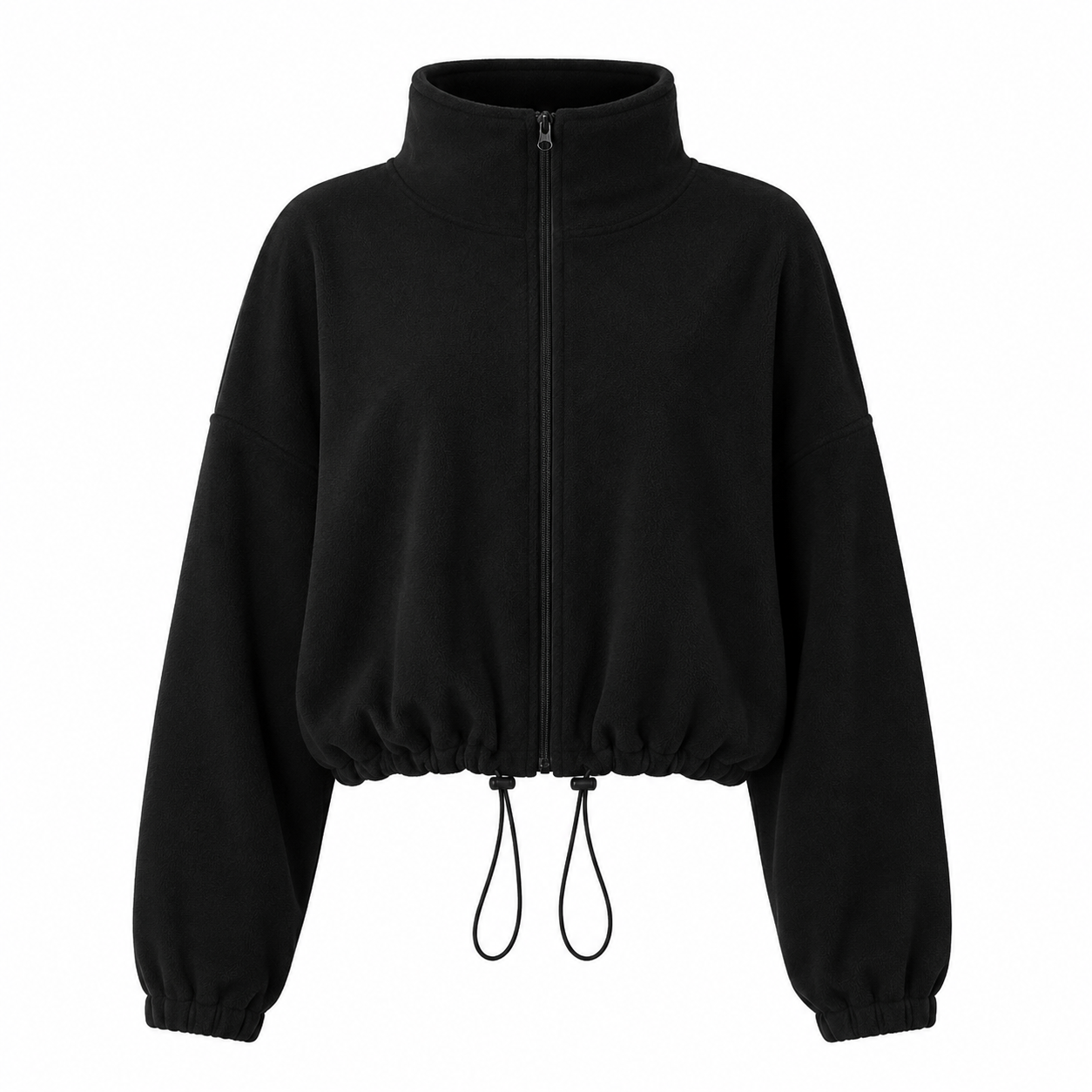 Cropped Fleece Jacket