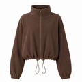 Cropped Fleece Jacket