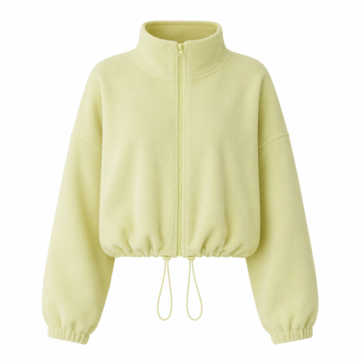Cropped Fleece Jacket
