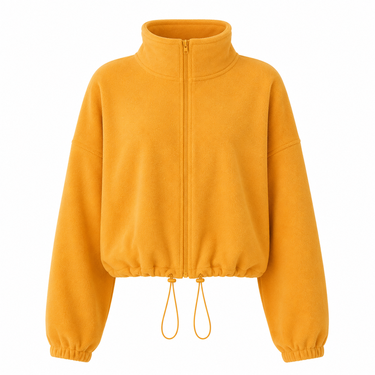 Cropped Fleece Jacket