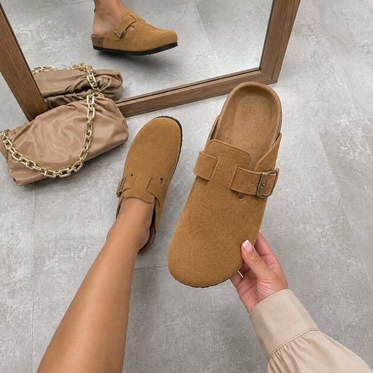 SOREN Suede Comfort Clogs