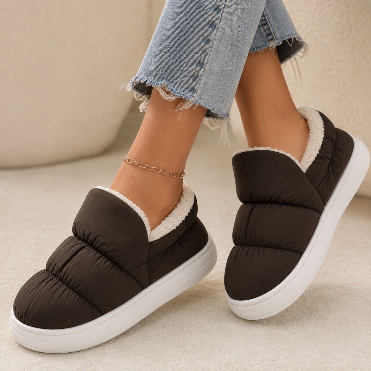NOLA Puffer Slippers