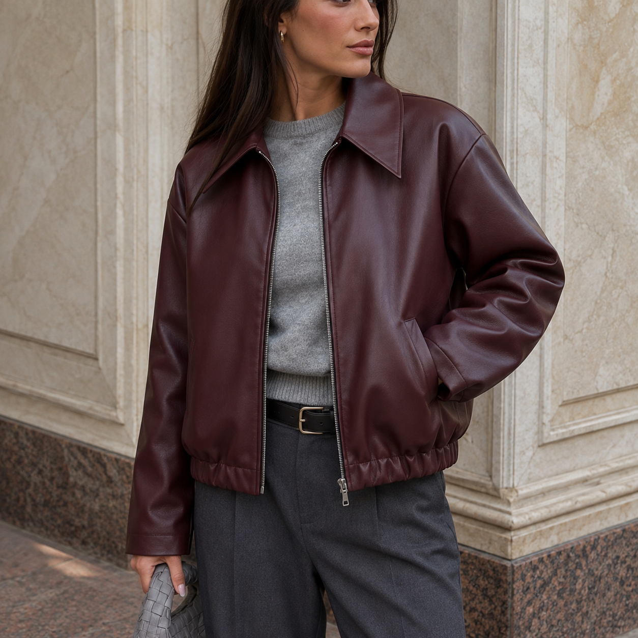 VALERIE Vegan Leather Jacket
