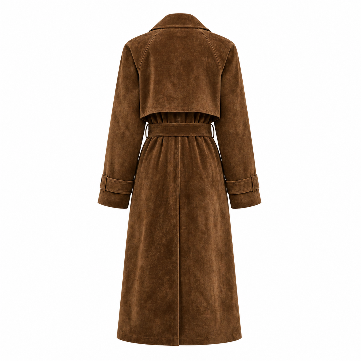 MOLLY Faux Suede Trenchcoat