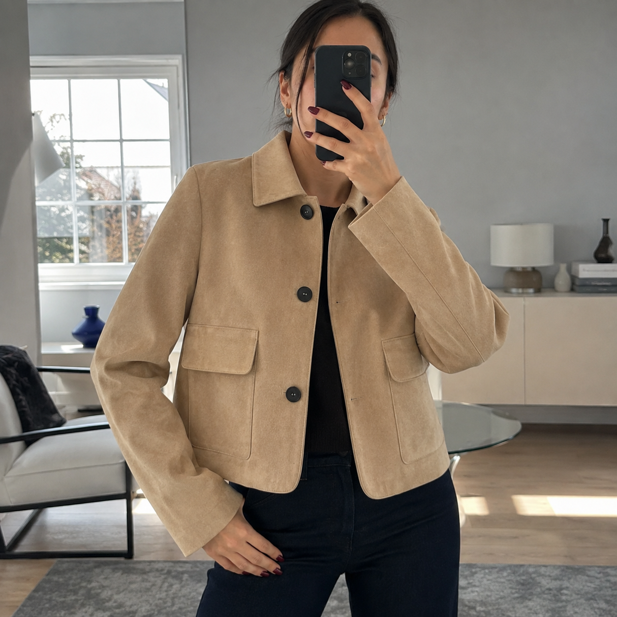 MARISSA Suede Jacket