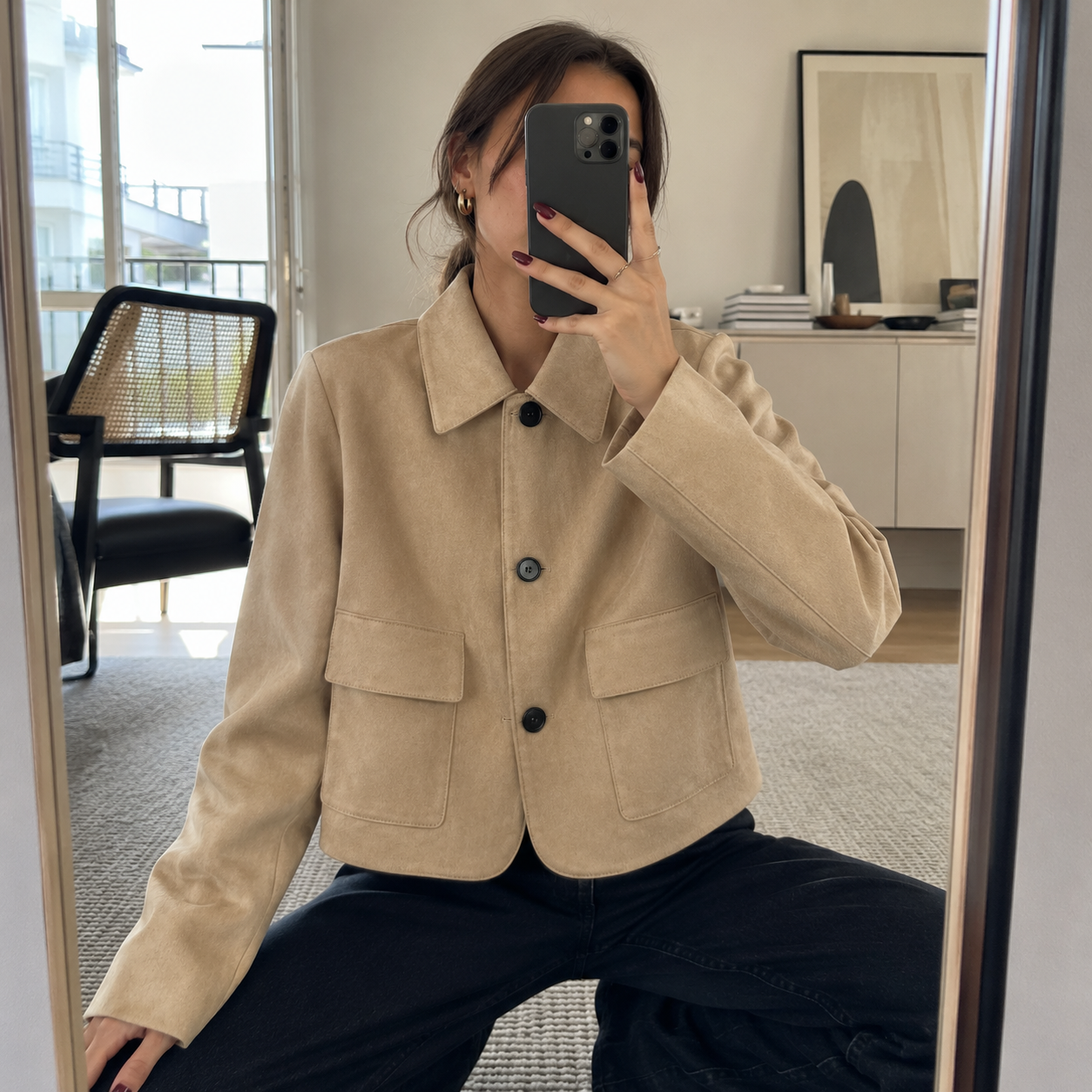 MARISSA Suede Jacket
