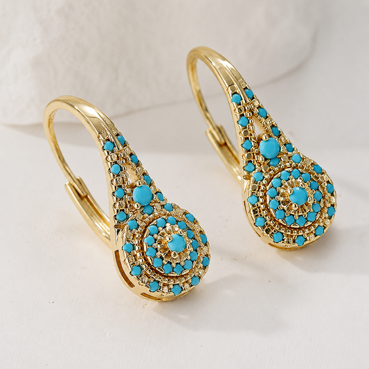 AURELIA Turquoise Drop Earrings