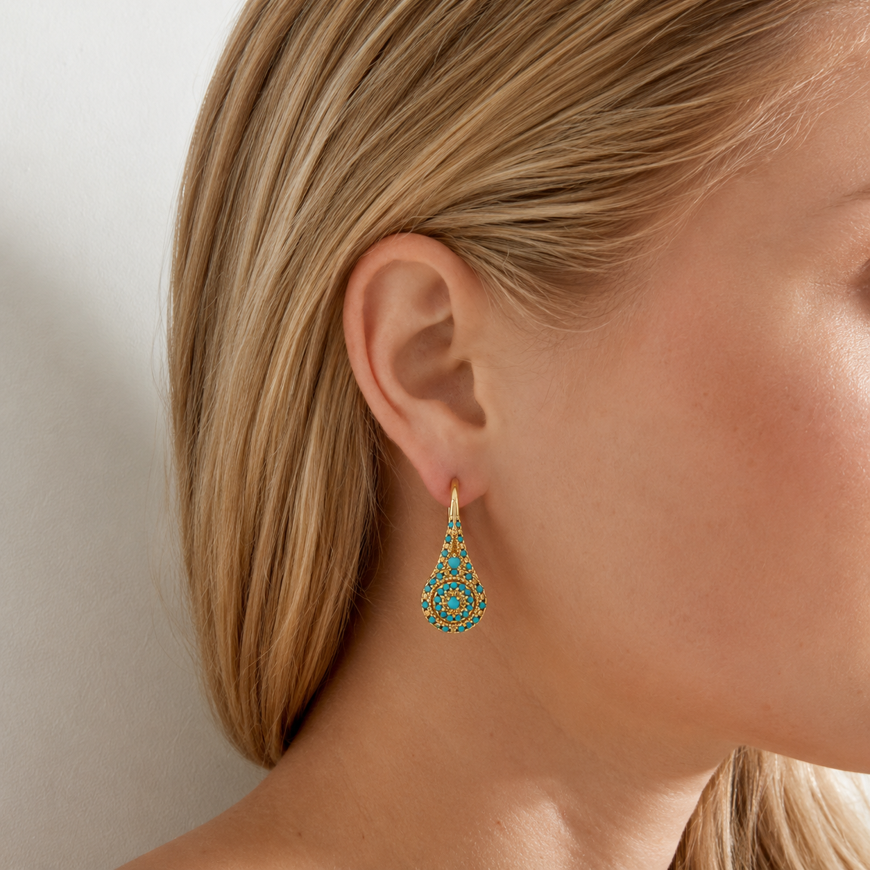 AURELIA Turquoise Drop Earrings