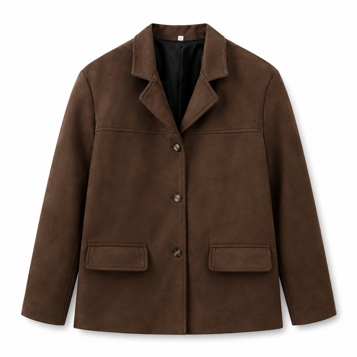 Matilda Cropped Faux Suede Jacket