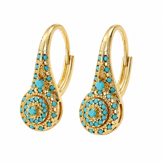 AURELIA Turquoise Drop Earrings