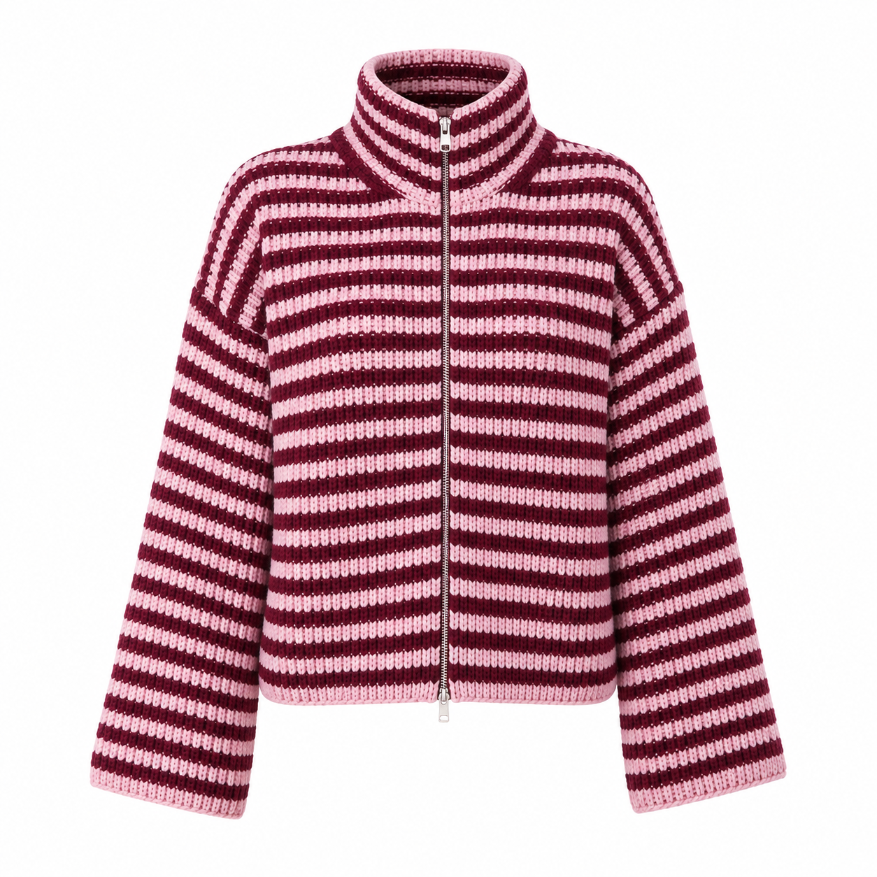 SOPHIE Striped Knit Jacket