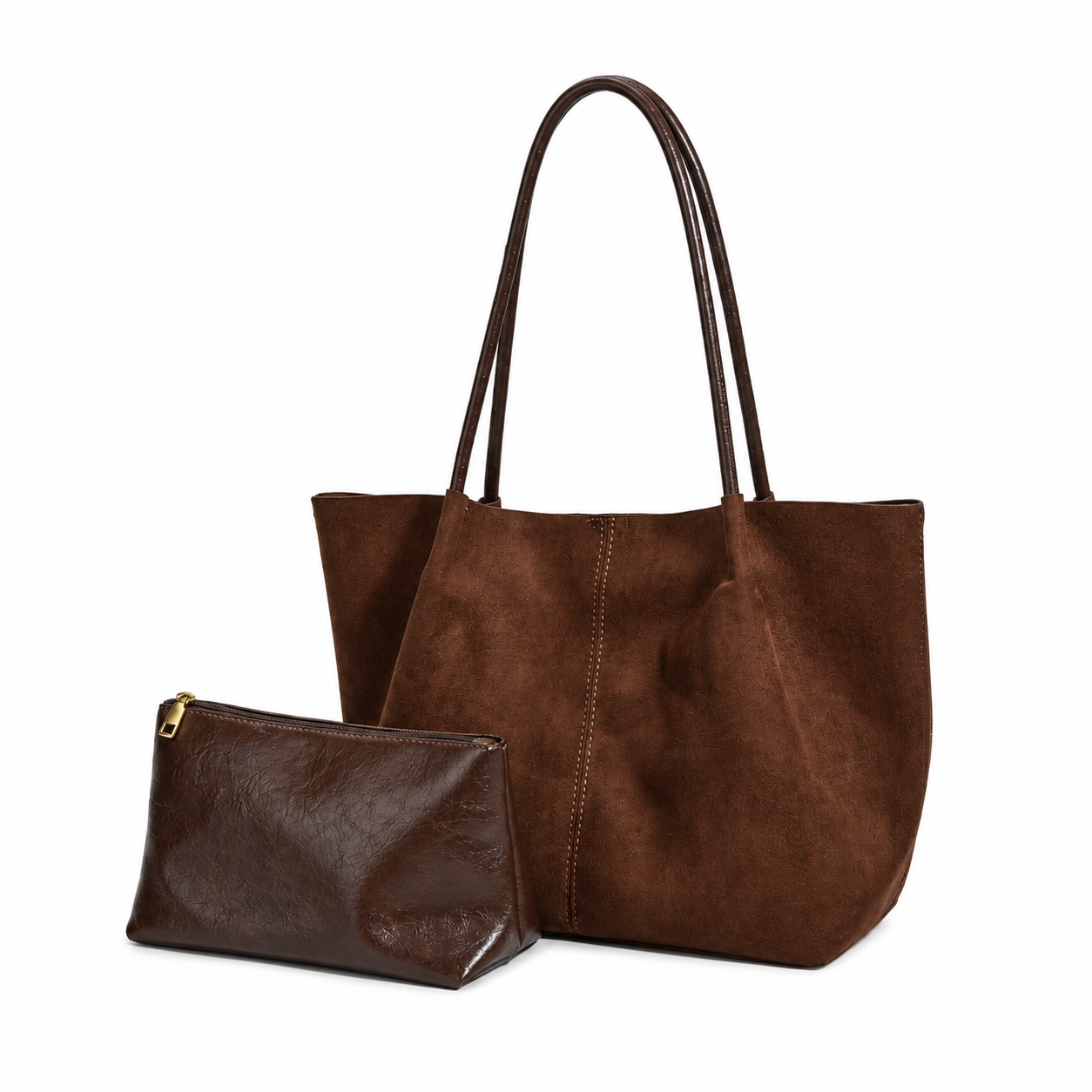 SAVANNA Suede Tote Bag