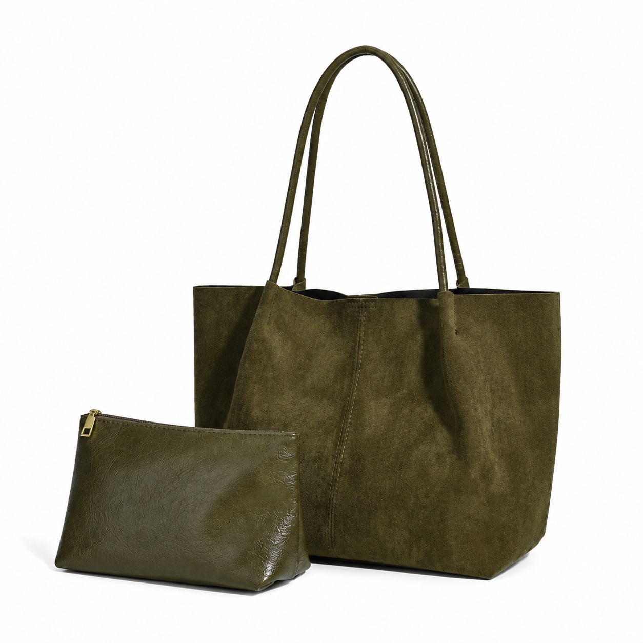 SAVANNA Suede Tote Bag