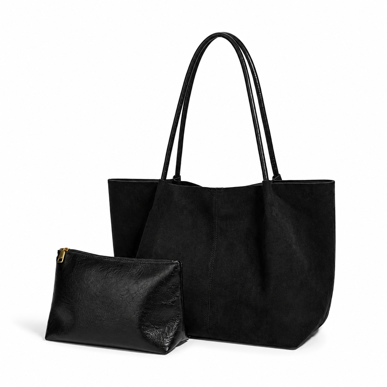SAVANNA Suede Tote Bag