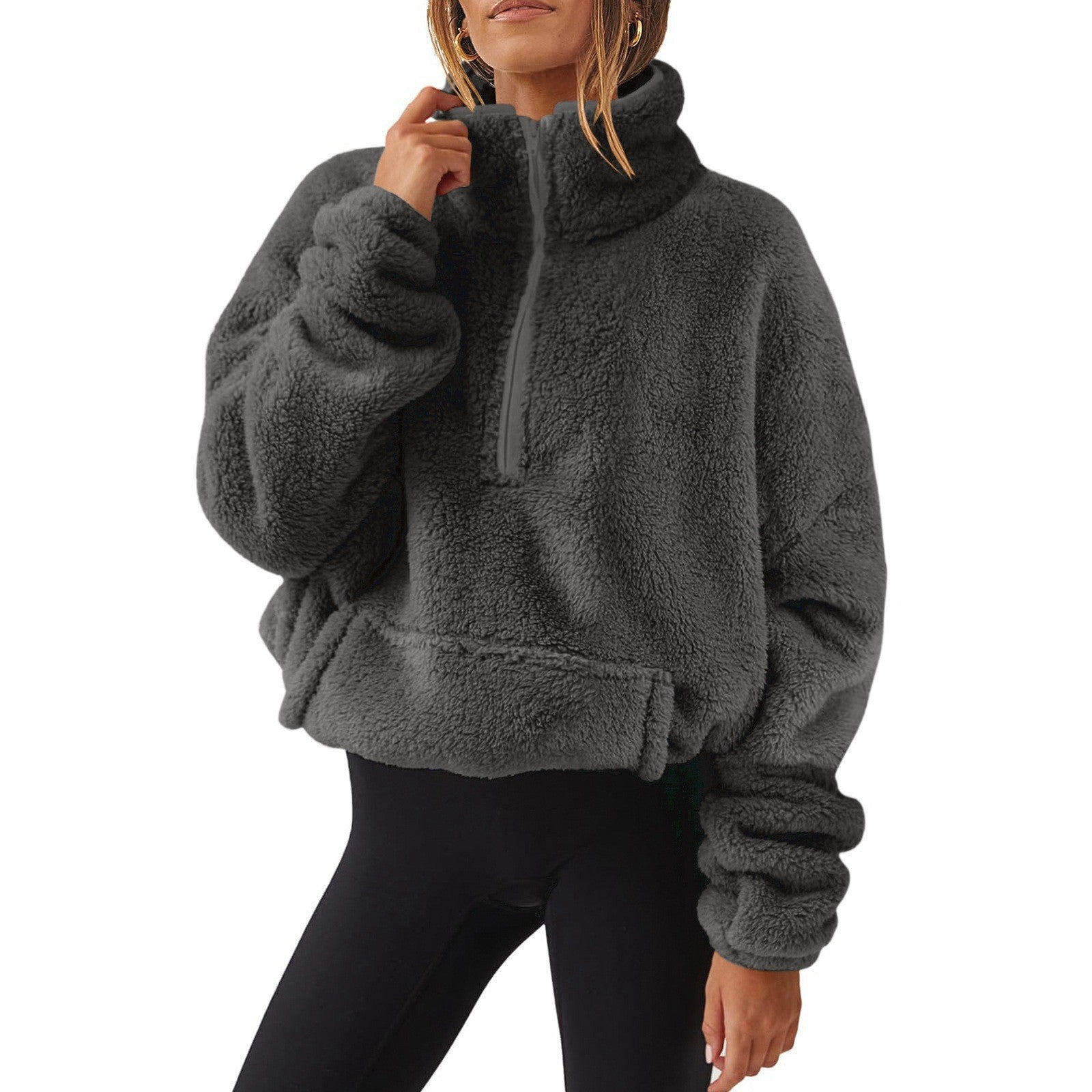 Cloud-Soft Half-Zip Sweater