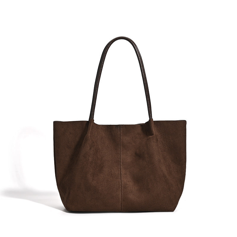 SAVANNA Suede Tote Bag